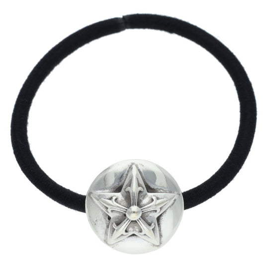 Chrome Hearts Star Button Hair Tie Silver 925