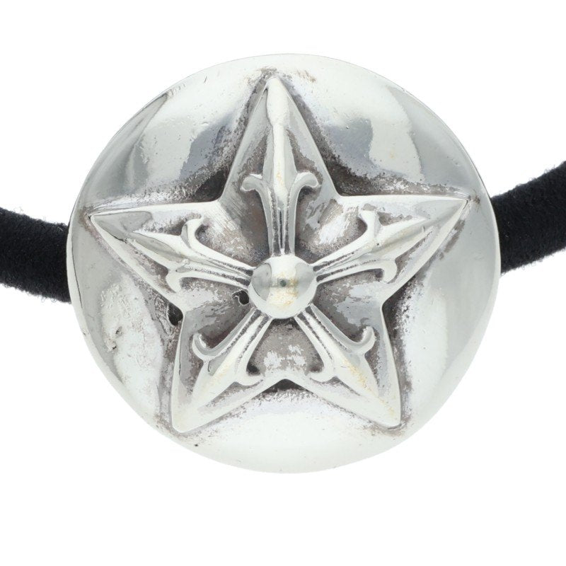 Chrome Hearts Star Button Hair Tie Silver 925