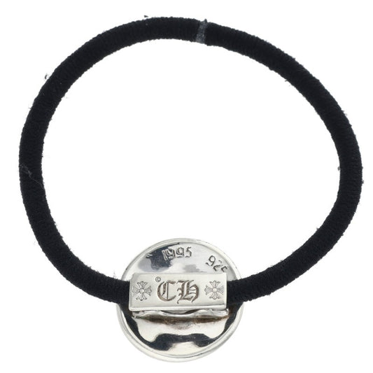 Chrome Hearts Cross Ball Button Hair Tie Silver Concho