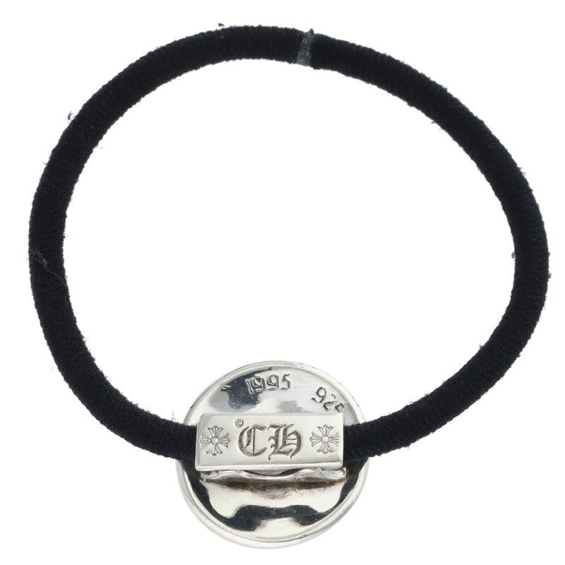 Chrome Hearts Cross Ball Button Hair Tie Silver Concho