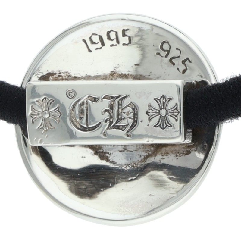 Chrome Hearts Cross Ball Hair Tie Silver 925