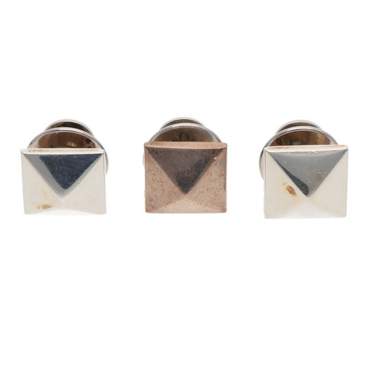 BUNNY 10mm Pyramid Studs 925 Silver Set of 3