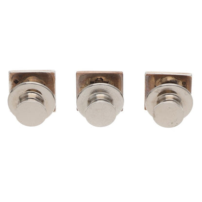 BUNNY 10mm Pyramid Studs 925 Silver Set of 3