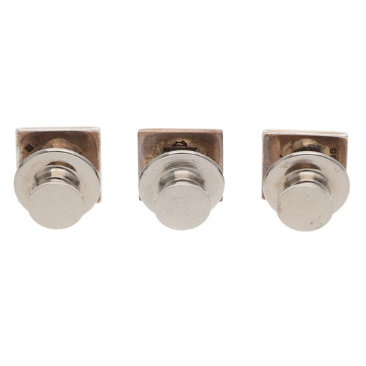 BUNNY 10mm Pyramid Studs 925 Silver Set of 3