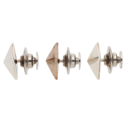BUNNY 10mm Pyramid Studs 925 Silver Set of 3