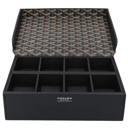GOYARD Coated Canvas Leather Watch Case Size ONE SIZE