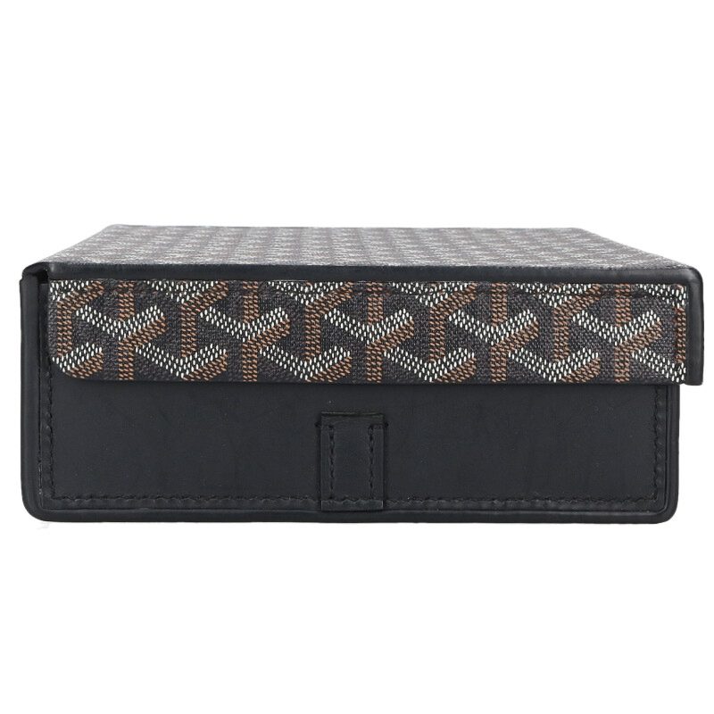 GOYARD Coated Canvas Leather Watch Case Size ONE SIZE