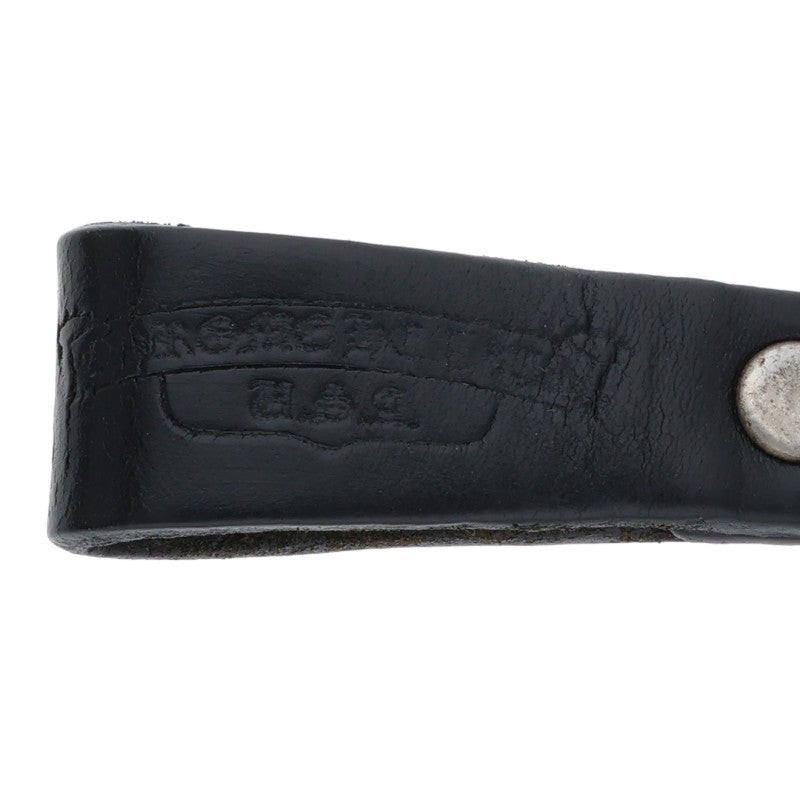 Chrome Hearts D-Ring Cross Ball Button Belt Size ONE SIZE