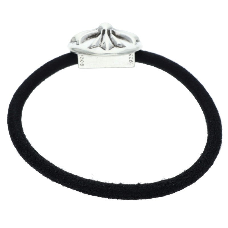 Chrome Hearts Cross Ball Hair Tie Silver/Black 925