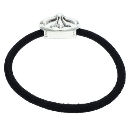 Chrome Hearts Cross Ball Hair Tie Silver/Black 925