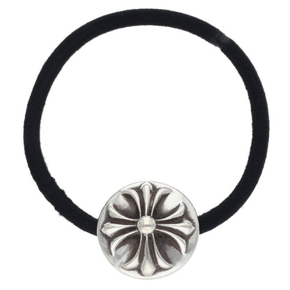 Chrome Hearts Cross Ball Hair Tie Silver/Black 925 Multi