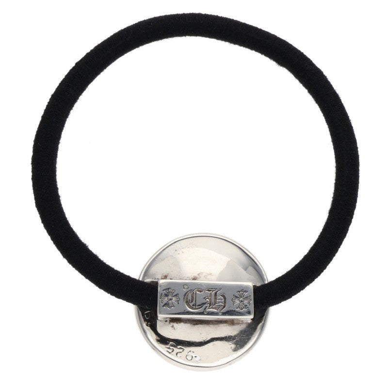 Chrome Hearts BS Fleur Button Hair Tie Silver/Black 925