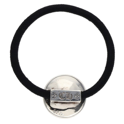 Chrome Hearts BS Fleur Button Hair Tie Silver/Black 925