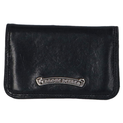 Chrome Hearts Grommet Leather Card Case Black Size ONE SIZE
