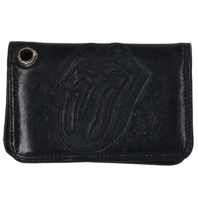Chrome Hearts Grommet Leather Card Case Black Size ONE SIZE