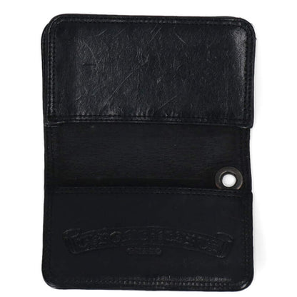 Chrome Hearts Grommet Leather Card Case Black Size ONE SIZE