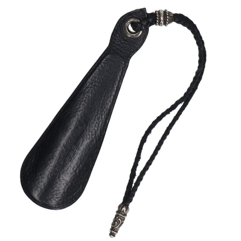Chrome Hearts SML Leather Shoe Horn Black Silver
