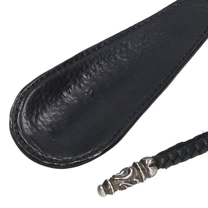 Chrome Hearts SML Leather Shoe Horn Black Silver