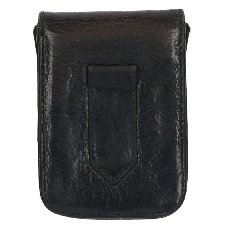 Chrome Hearts Logo Plate Leather Cigarette Case