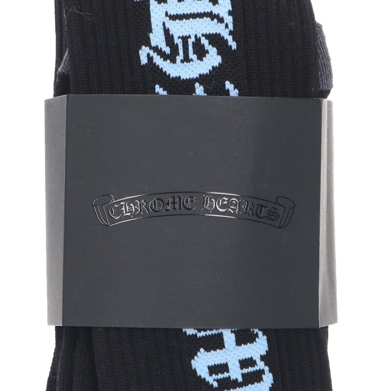 Chrome Hearts Old English Logo Socks 3-Pack Size ONE SIZE