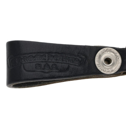 Chrome Hearts Cross Ball Button Leather Belt Size ONE SIZE