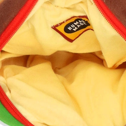 HUMAN MADE Hamburger Pouch Pass Case Brown Size ONE SIZE