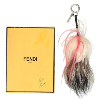 FENDI Karl Lagerfeld Fur Charm Multi Color Size ONE SIZE