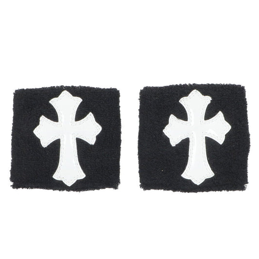 Chrome Hearts Sweatband Patent Cross Patch Wristband