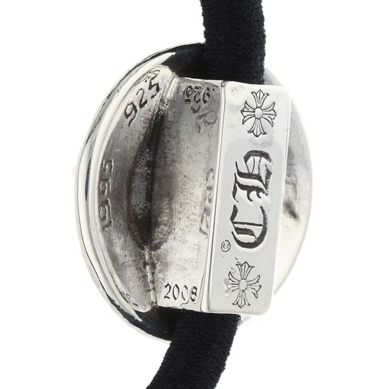 Chrome Hearts Cross Ball Hair Tie Silver 925