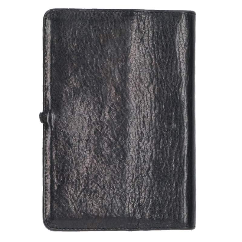 Chrome Hearts Crossball Button Leather Agenda Cover