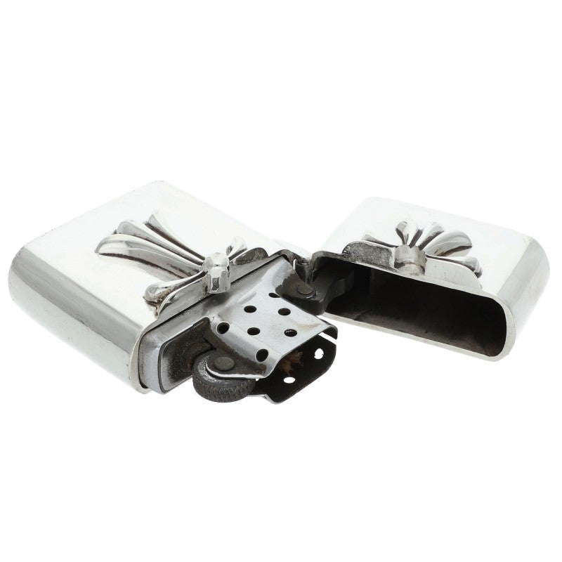 Chrome Hearts Small CH Cross Zippo Lighter Size ONE Silver