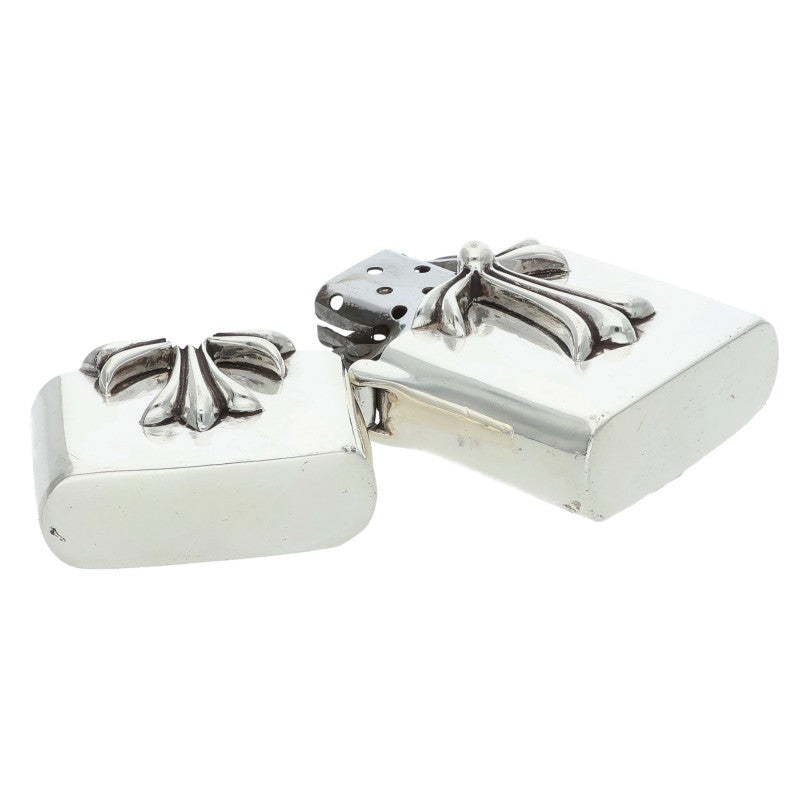 Chrome Hearts Small CH Cross Zippo Lighter Size ONE Silver