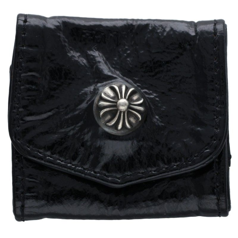 Chrome Hearts Cross Button Patent Leather Case