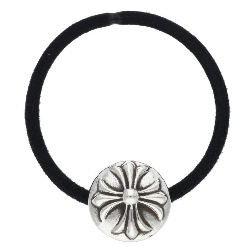 Chrome Hearts Cross Ball Hair Tie Silver 925