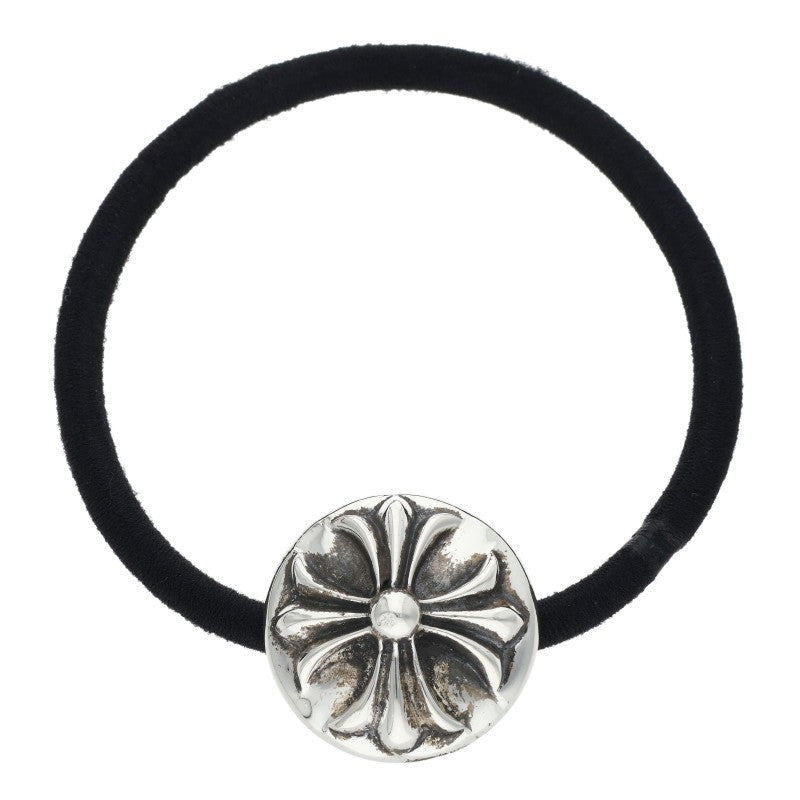 Chrome Hearts Silver Cross Ball Concho Hair Band