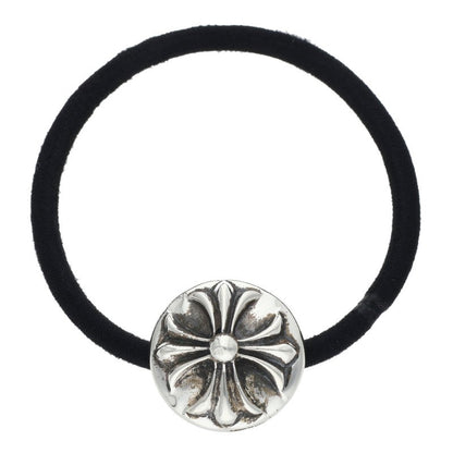 Chrome Hearts Silver Cross Ball Concho Hair Band