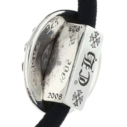 Chrome Hearts Silver Cross Ball Concho Hair Band