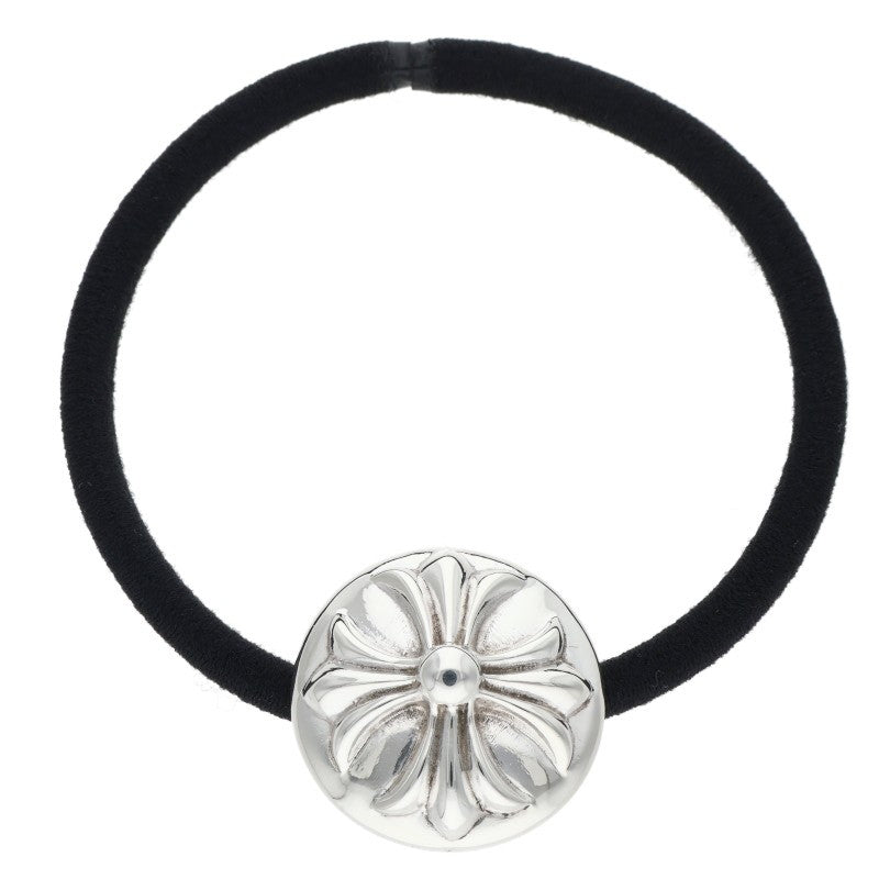 Chrome Hearts Silver Cross Ball Concho Hair Band