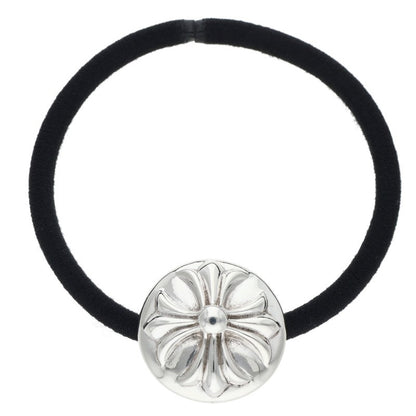 Chrome Hearts Silver Cross Ball Concho Hair Band