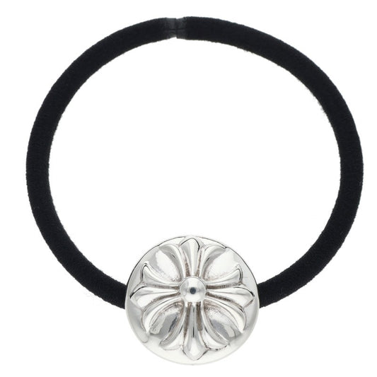 Chrome Hearts Silver Cross Ball Concho Hair Band