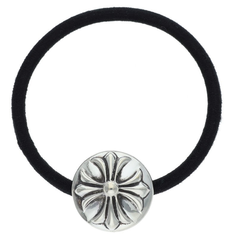 Chrome Hearts Silver Cross Ball Concho Hair Band