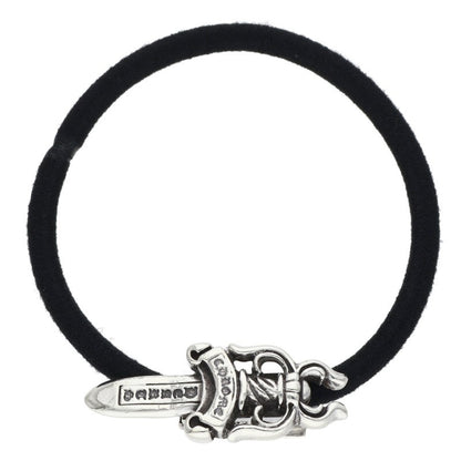 Chrome Hearts Old Dagger Concho Hair Band Silver/Black