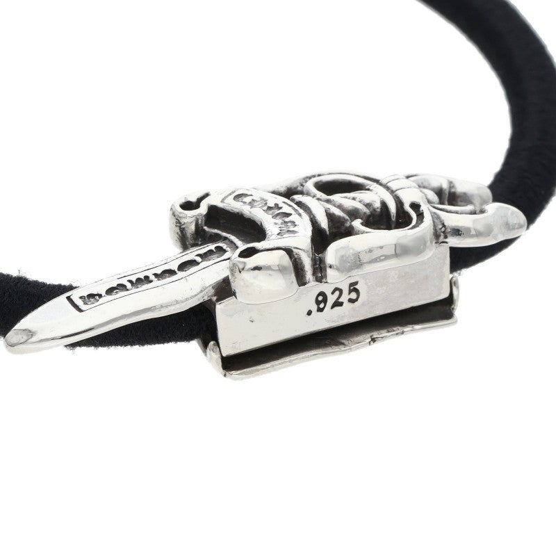 Chrome Hearts Old Dagger Concho Hair Band Silver/Black