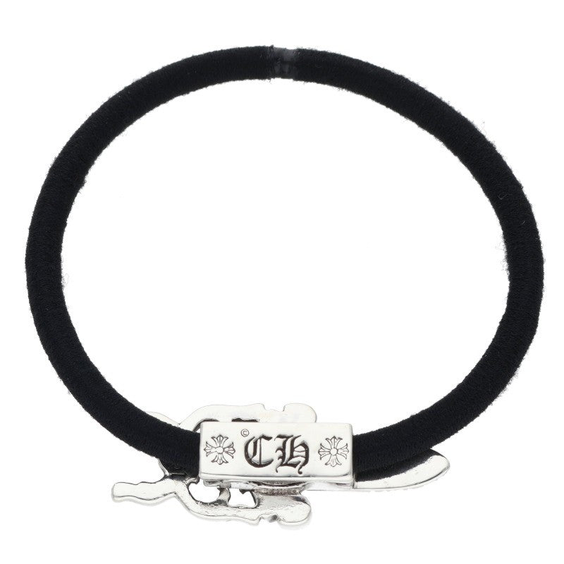 Chrome Hearts Dagger Concho Hair Band Silver/Black