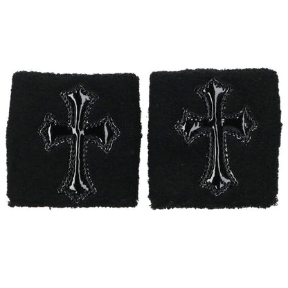 Chrome Hearts Sweatband Patent Cross Patch Wristband Multi