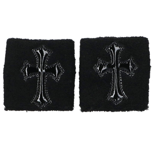 Chrome Hearts Sweatband Patent Cross Patch Wristband Multi