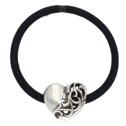 Chrome Hearts 925 Silver Heart Button Hair Tie