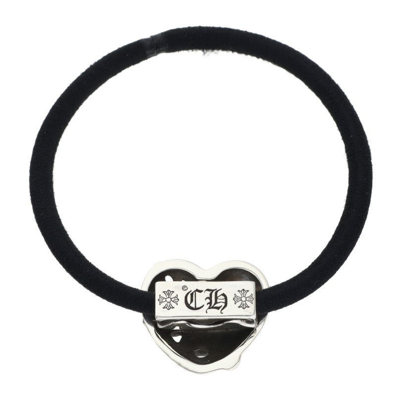 Chrome Hearts 925 Silver Heart Button Hair Tie