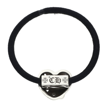Chrome Hearts 925 Silver Heart Button Hair Tie