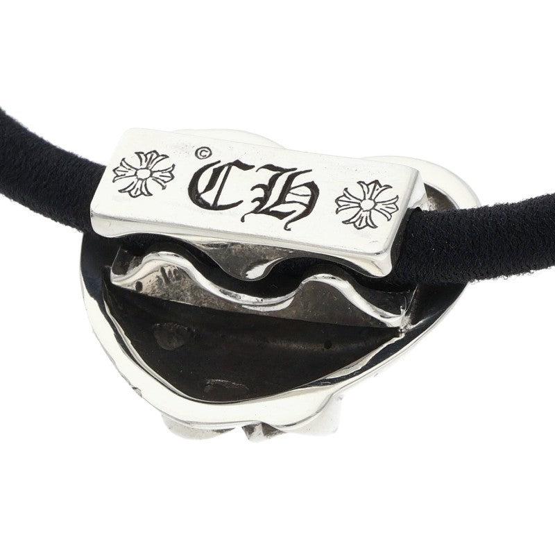 Chrome Hearts 925 Silver Heart Button Hair Tie